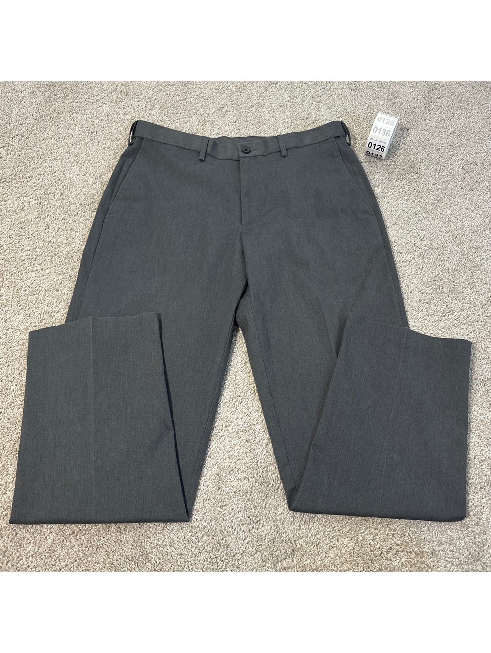 Haggar gray classic fit khaki pants